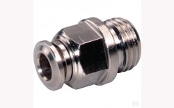Verschraubung f&uuml;r Leck&ouml;lleitung McConnel Swingtrim / Bomford microklippa
