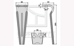 Zeus Type Mes F120 F180 290 x 90 x 14