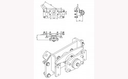 Kopfhalter f&uuml;r Forstkopf Robocut. Altes Model mit 4 Schrauben 