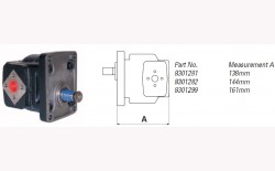 Motor 45 PS mit Schlauch Anschlu&szlig; an der Seite