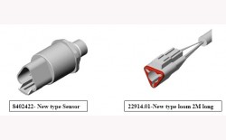 Kabel f&uuml;r Neue typ Sensor ab 2010. Mit Dreieck stecker